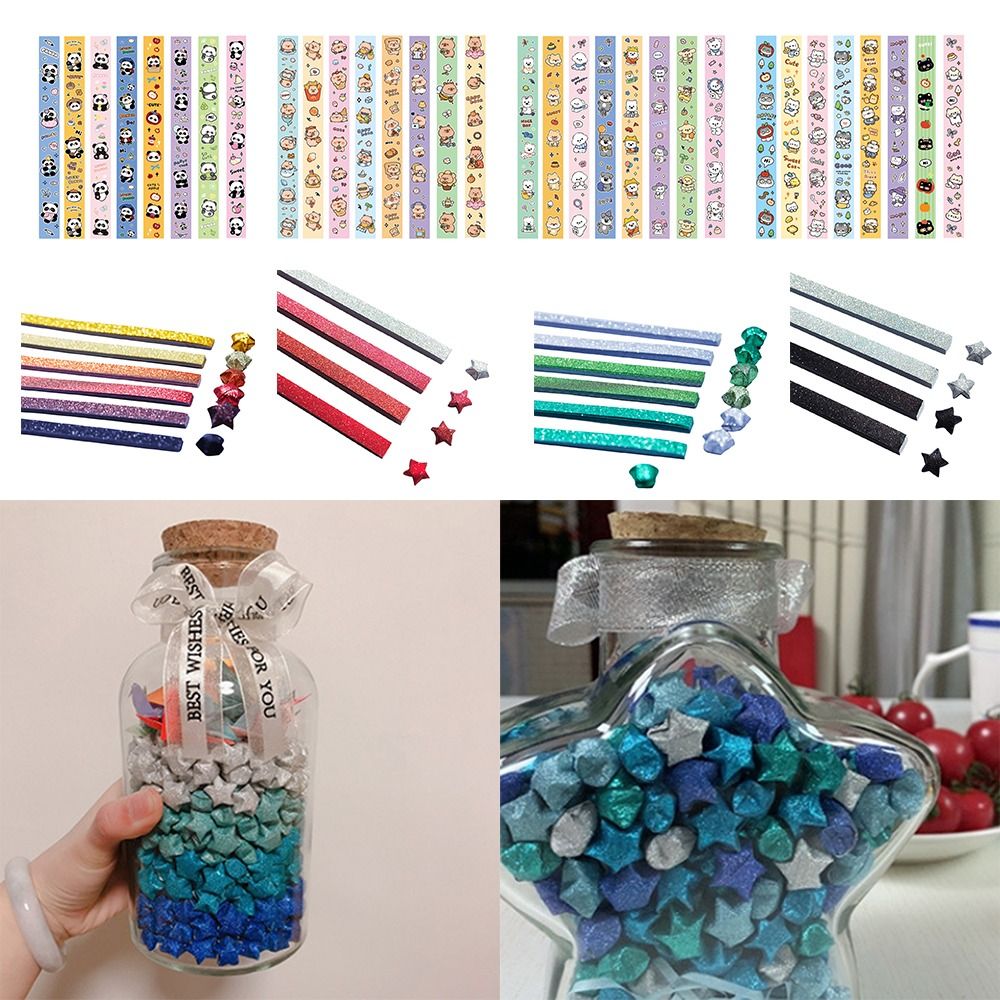 Art Craft Birthday Party - 540 Sheets Colorful Star Origami Paper