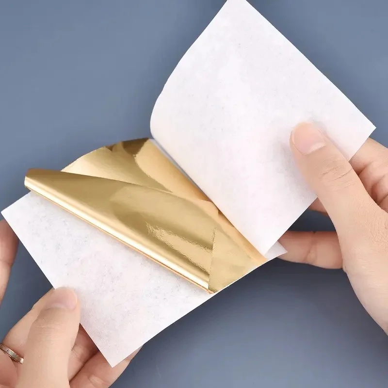 Art Craft Birthday Party - 100-300pcs Imitation Gold Silver Foil Paper
