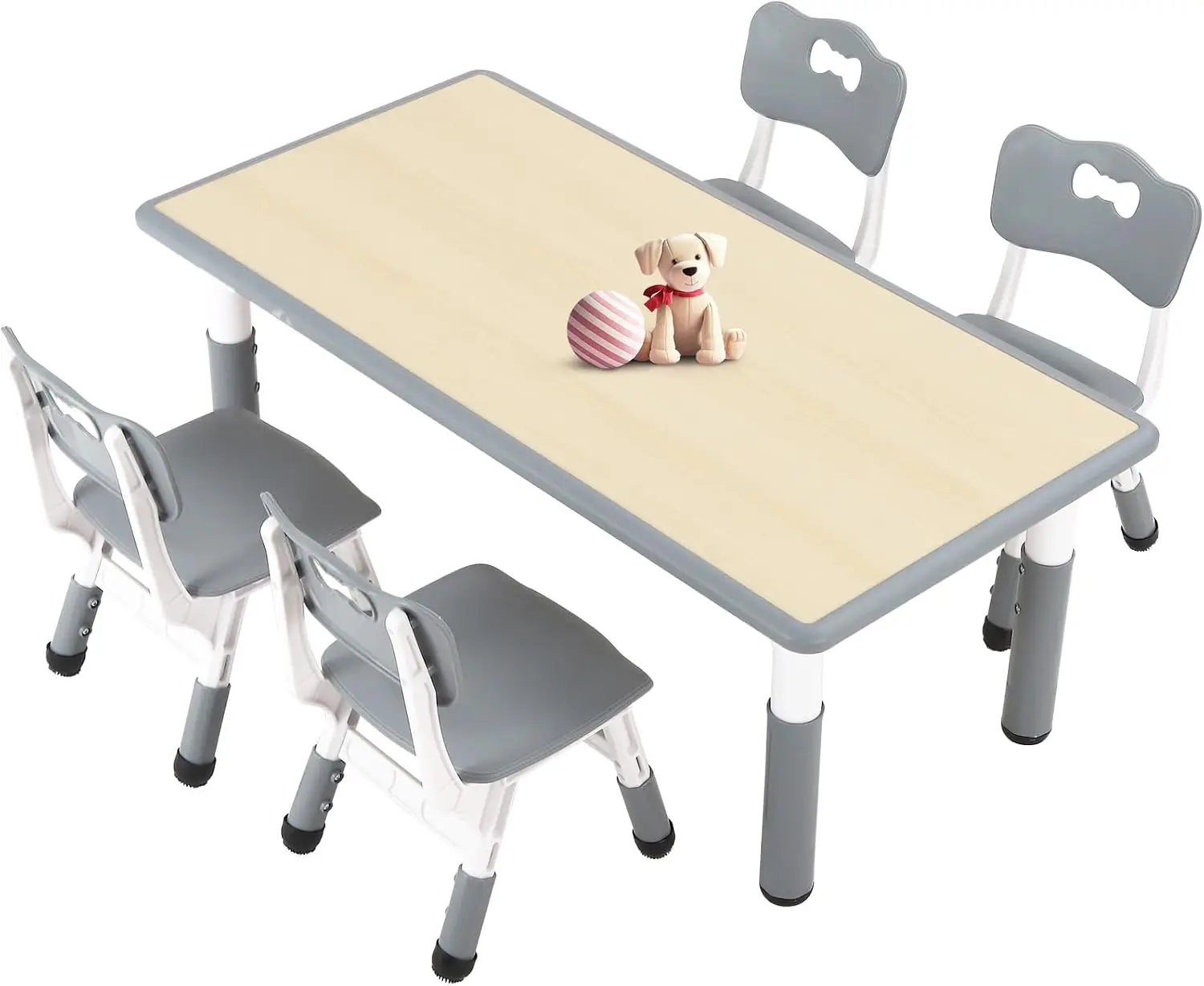 Art Craft Toddler - Kids Table and 4 Chairs Set