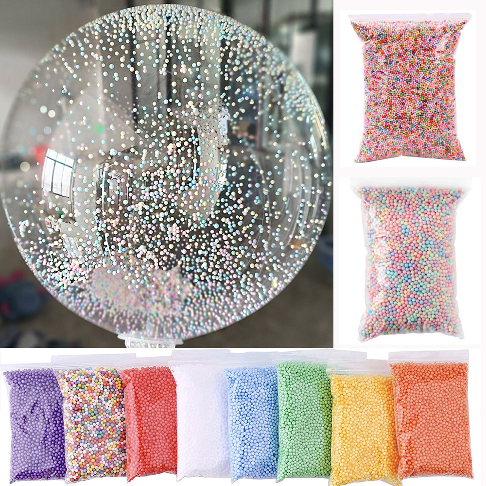 Art Craft Birthday Party - 10g/100g 2.5-3mm Foam Beads Colorful Styrofoam