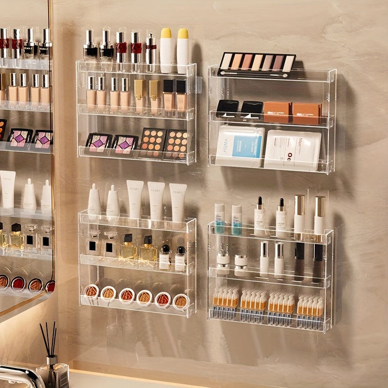 Art Craft Hobbies - 3-Layer Clear Acrylic Wall Mounted Storage