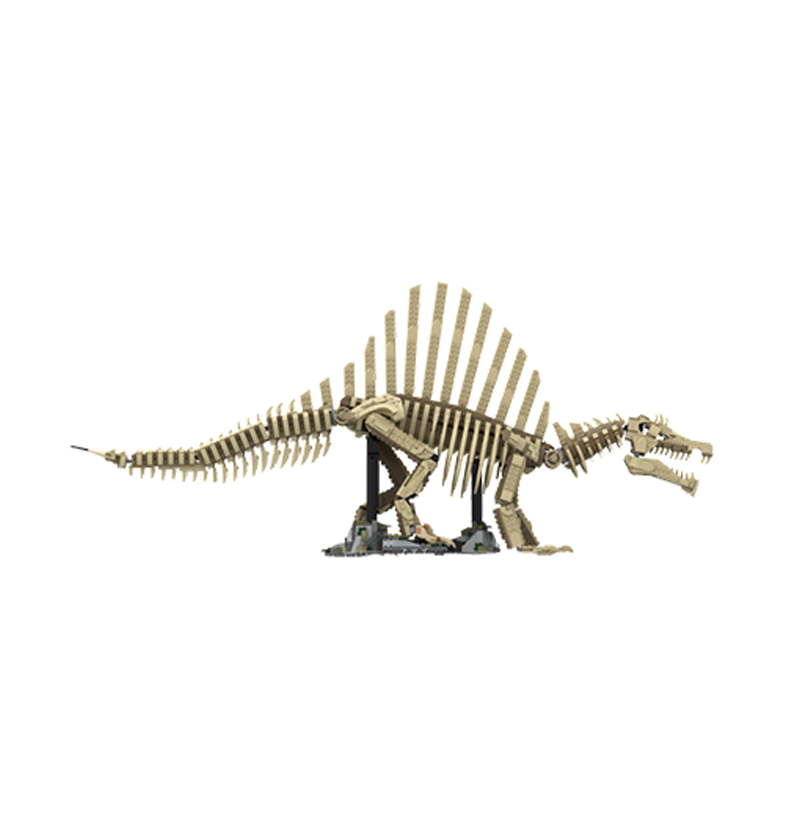 2246pcs MOC Dinosaurs Spinosau - đánh giá và giá Art Craft Dinosaurs