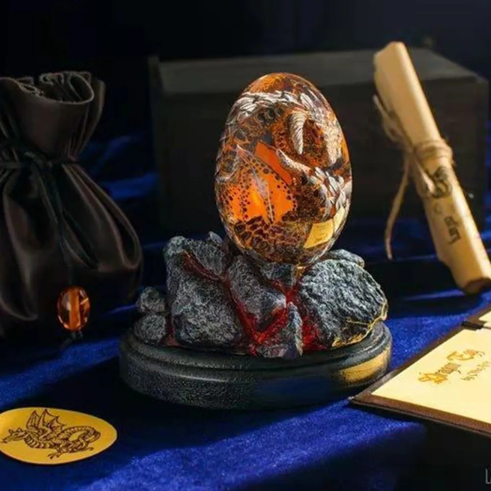 Lava Dragon Egg Statue With St - đánh giá và giá Art Craft Dinosaurs