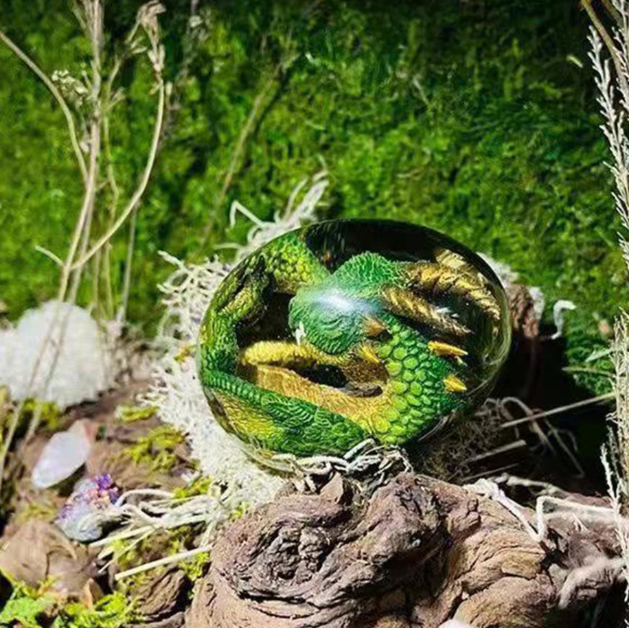 Lava Dragon Egg Statue With St - đánh giá và giá Art Craft Dinosaurs