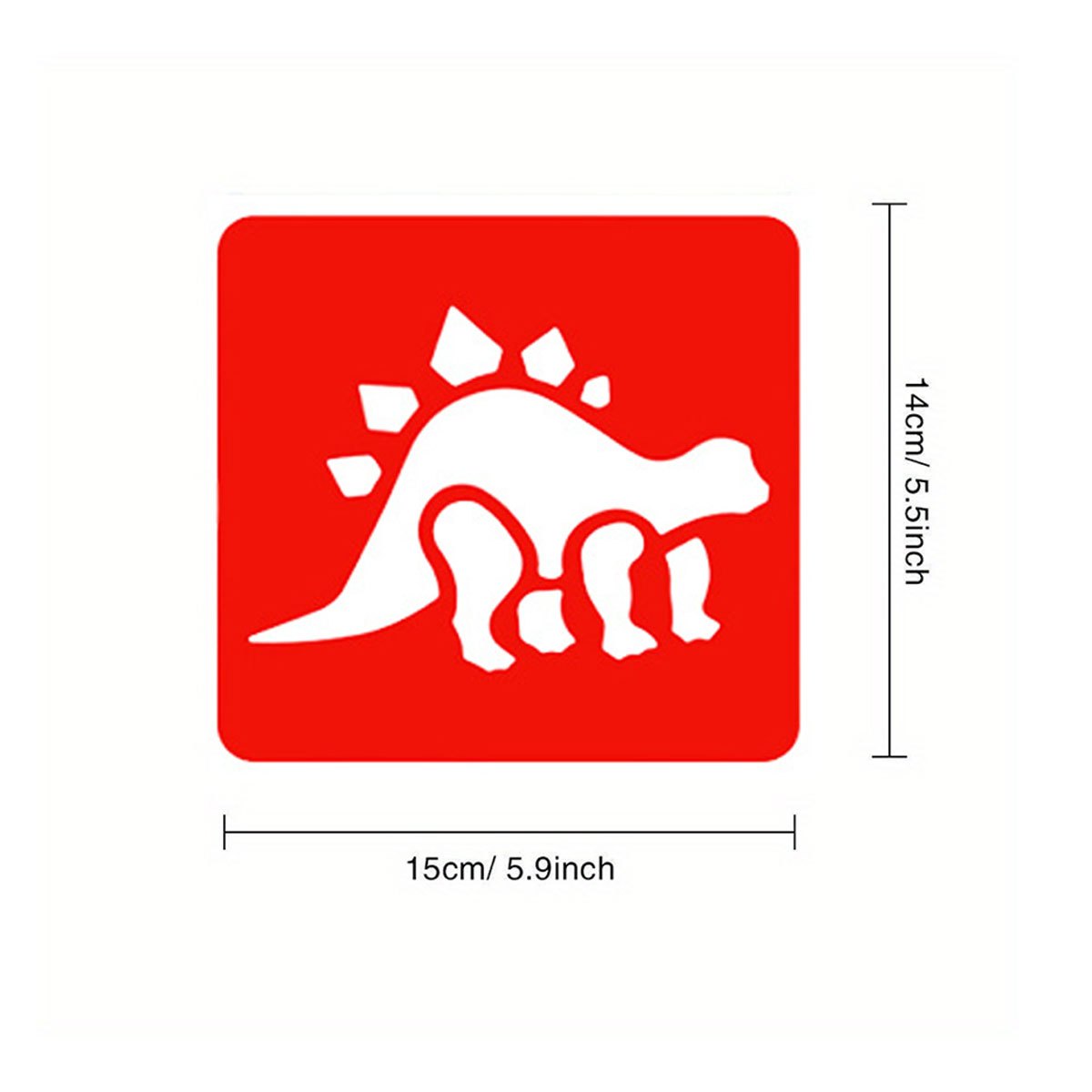 6Pcs Dinosaur Painting Stencil - đánh giá và giá Art Craft Dinosaurs