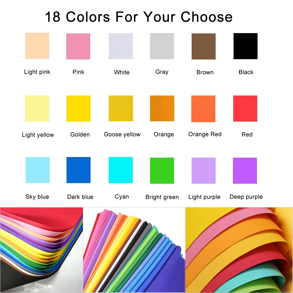 1/18Pcs Colorful EVA Foam Shee - đánh giá và giá Art Craft Birthday Party
