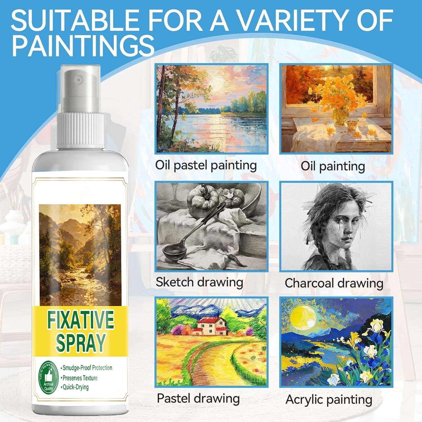 Fixative Spray 120ml Quick Dry - đánh giá và giá Wallpaper Art And Craft