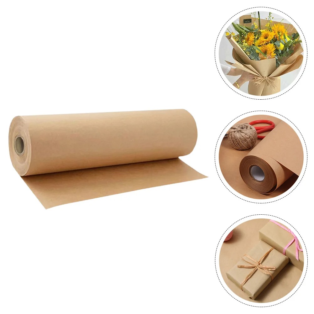 30CM Brown Kraft Paper Ideal f - đánh giá và giá Wallpaper Art And Craft