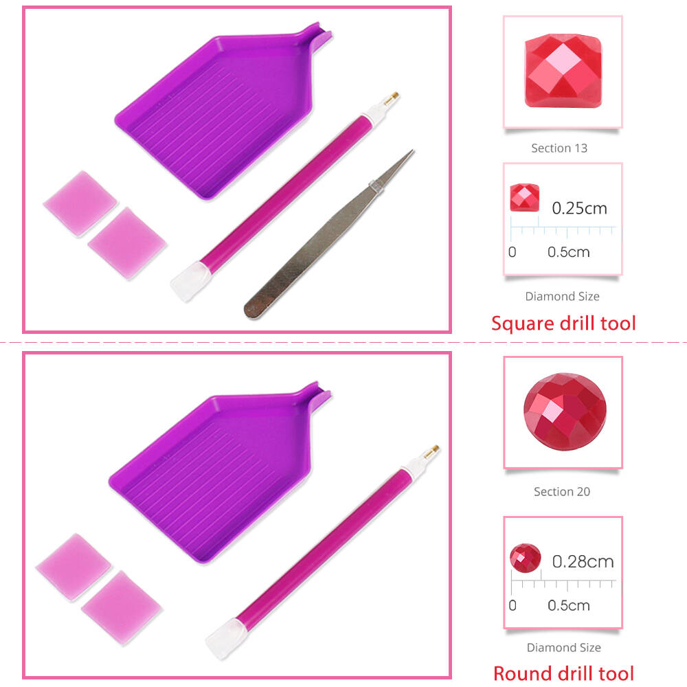 Momoart Full Square Round Diam - đánh giá và giá Art Craft Hobbies