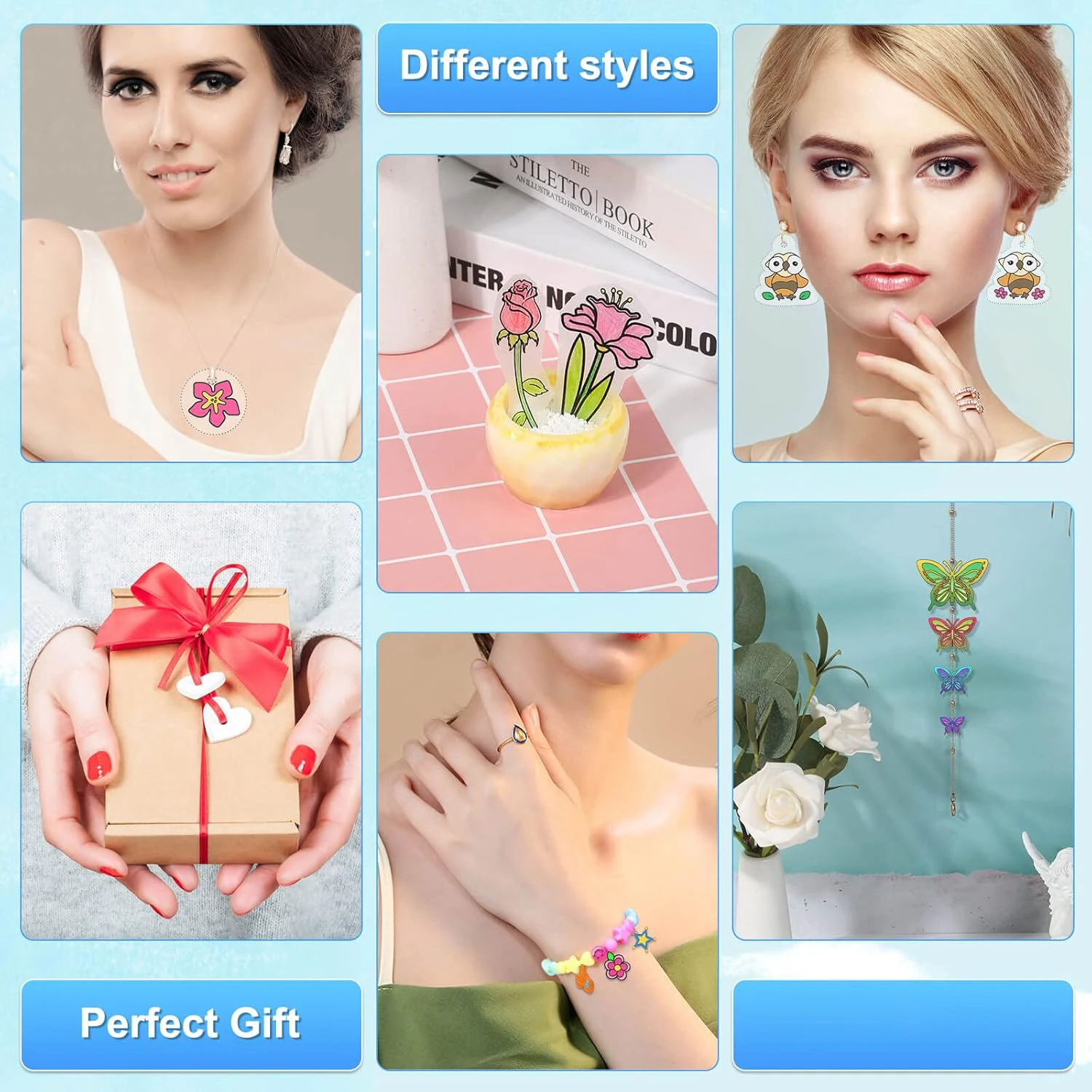 5-10 Pcs Shrink Plastic Sheets - đánh giá và giá Art Craft Birthday Party