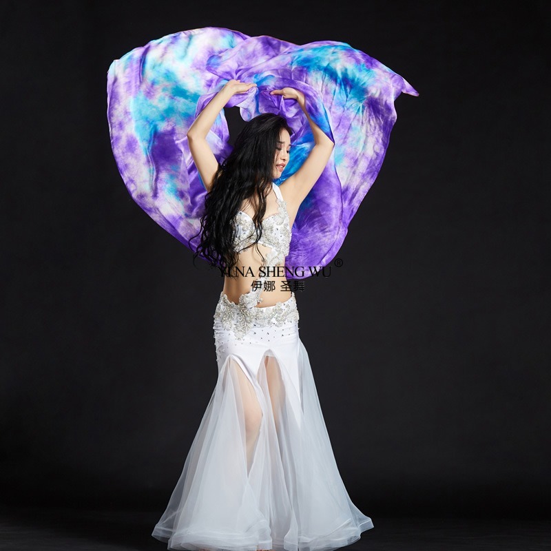 New Belly Dance Scarf Silk Tie - đánh giá và giá Silk Painting Dye