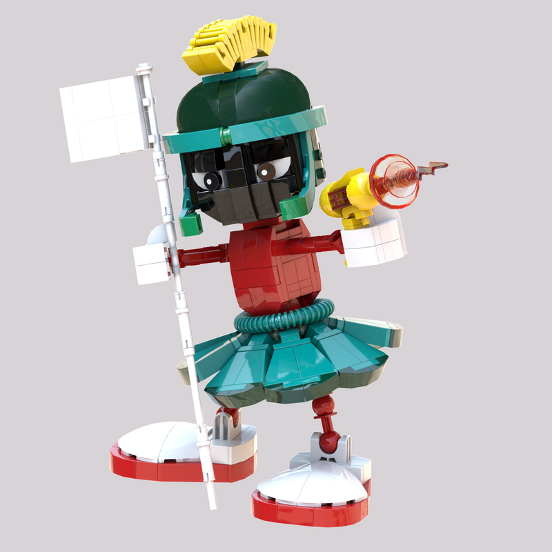 414pcs MOC Marvin The Martian  - đánh giá và giá Art Craft Building
