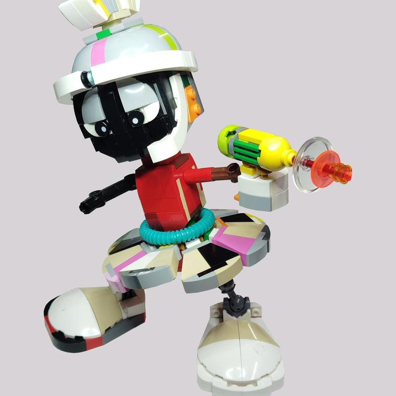 414pcs MOC Marvin The Martian  - đánh giá và giá Art Craft Building