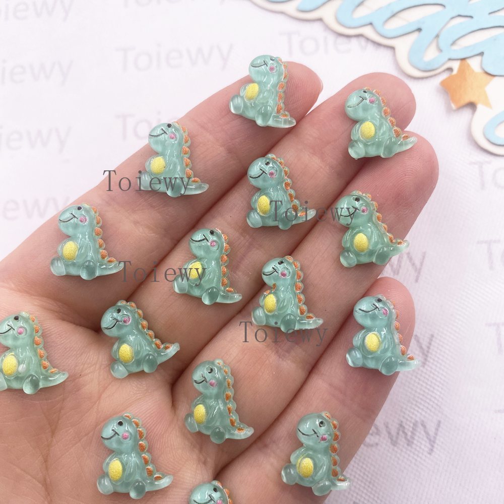 50pcs Mixed Resin Colorful Gli - đánh giá và giá Art Craft Dinosaurs