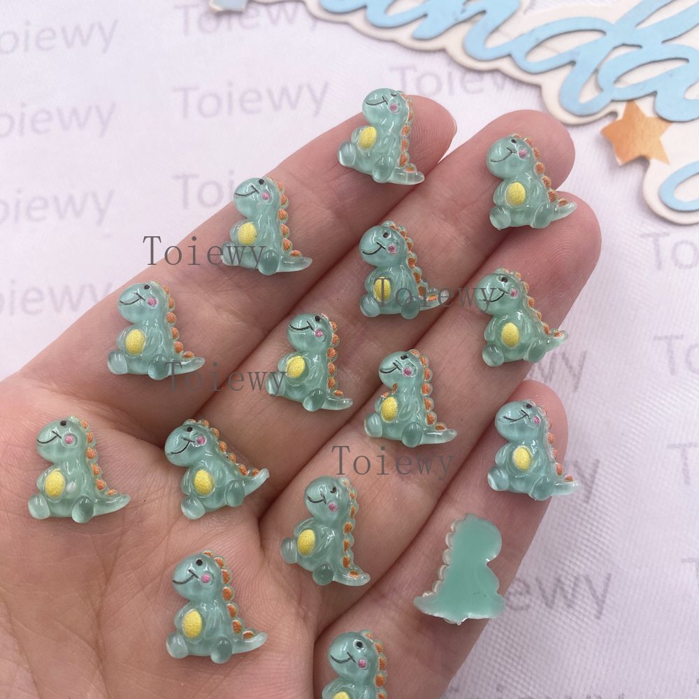 50pcs Mixed Resin Colorful Gli - đánh giá và giá Art Craft Dinosaurs
