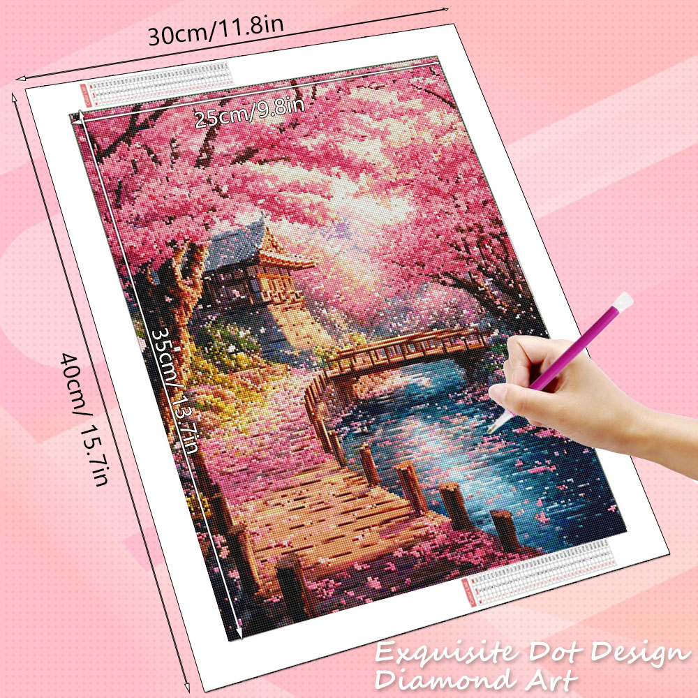 HUACAN Diamond Art House Lands - đánh giá và giá Art Craft Hobbies