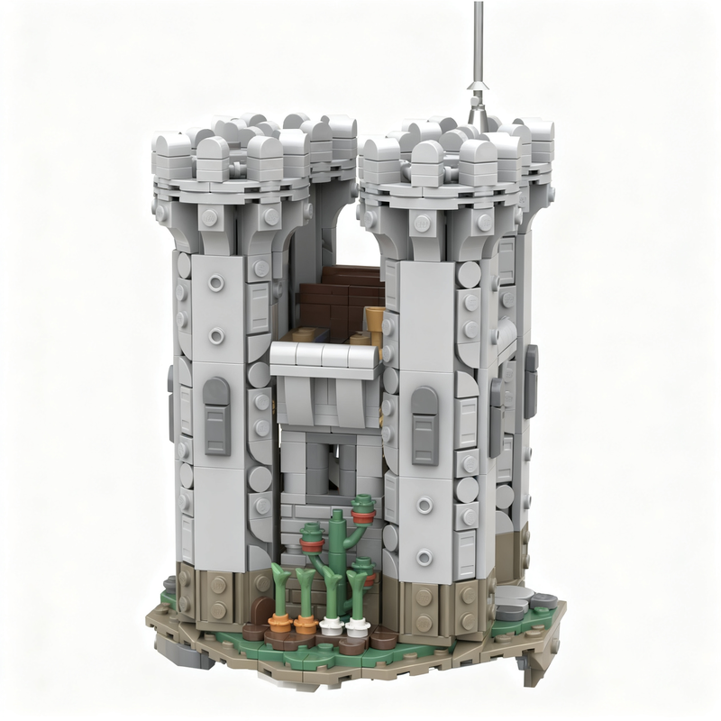 2217pcs MOC The Small Castle M - đánh giá và giá Art Craft Building