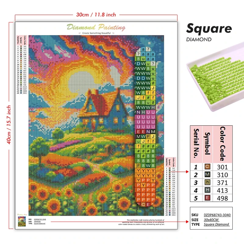 DIY 5D Diamond Painting, One P - đánh giá và giá Art Craft Hobbies