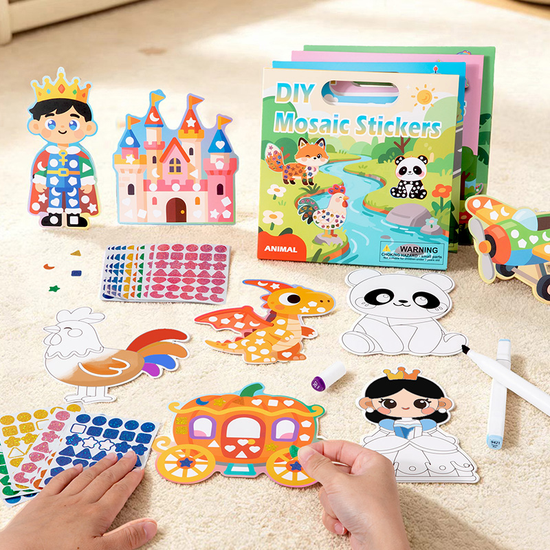 2-in-1 DIY Mosaic Sticker & Co - đánh giá và giá Art Craft Dinosaurs